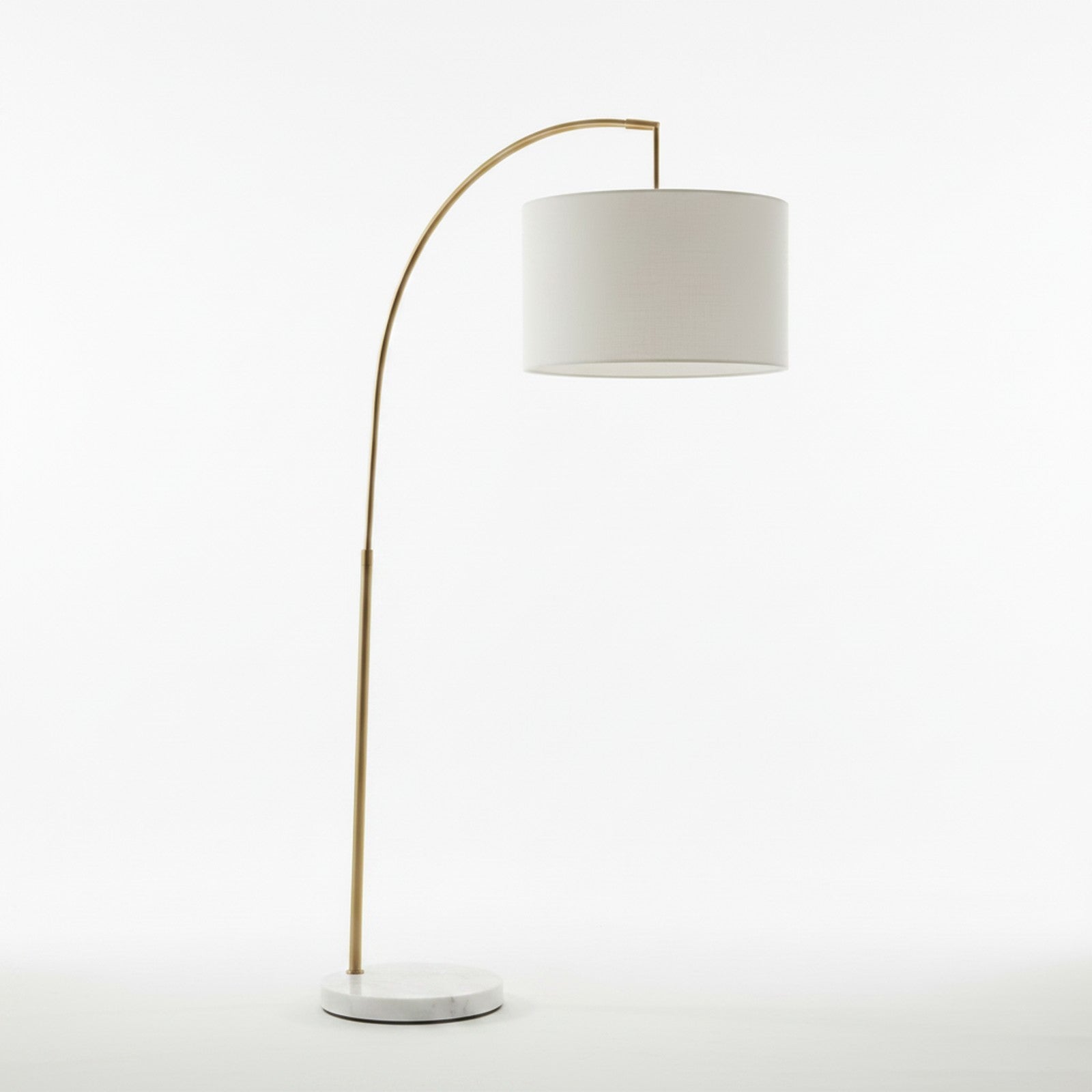 Mid-Century Arc Floor Lamp - Side Angle View