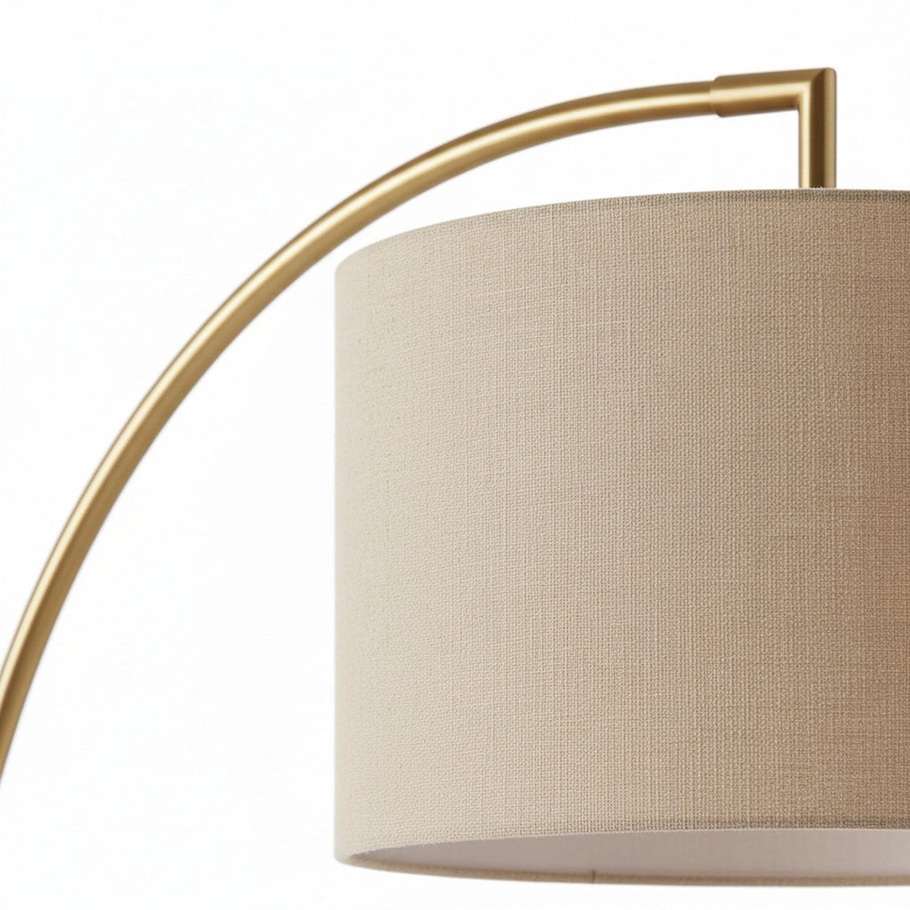 Big Dipper Arc Floor Lamp - Brass Detail Close-up