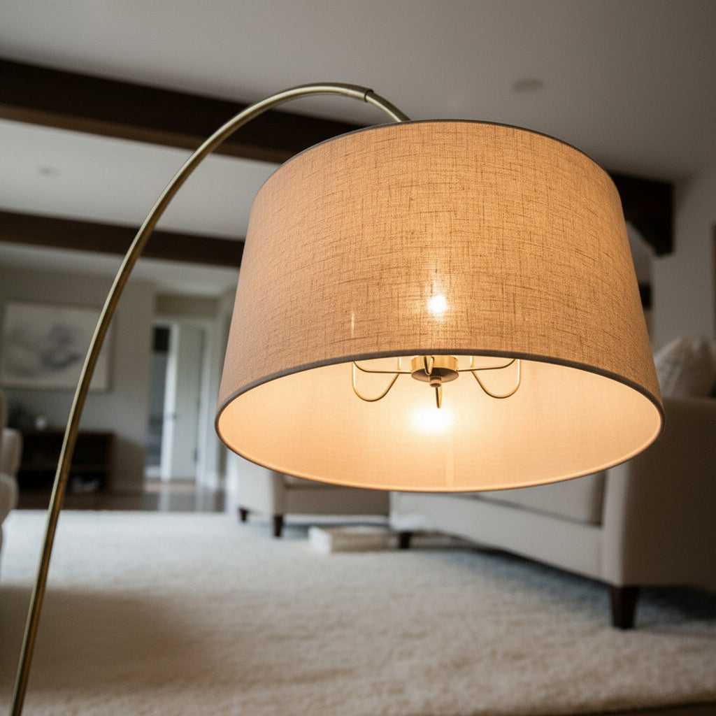 Big Dipper Arc Floor Lamp - Low Angle View