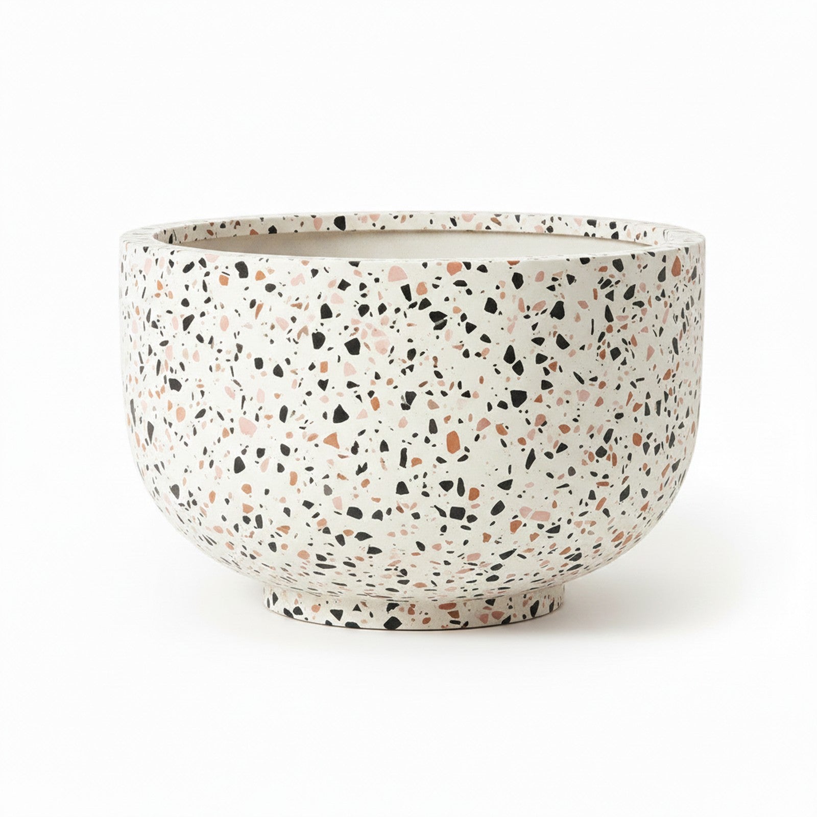 Terrazzo Round Planter - Alternate Angle
