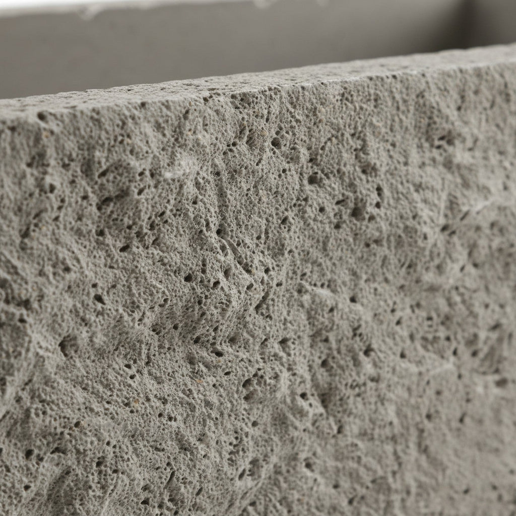 Lightweight Stone-Effect Trough Planter - Detail