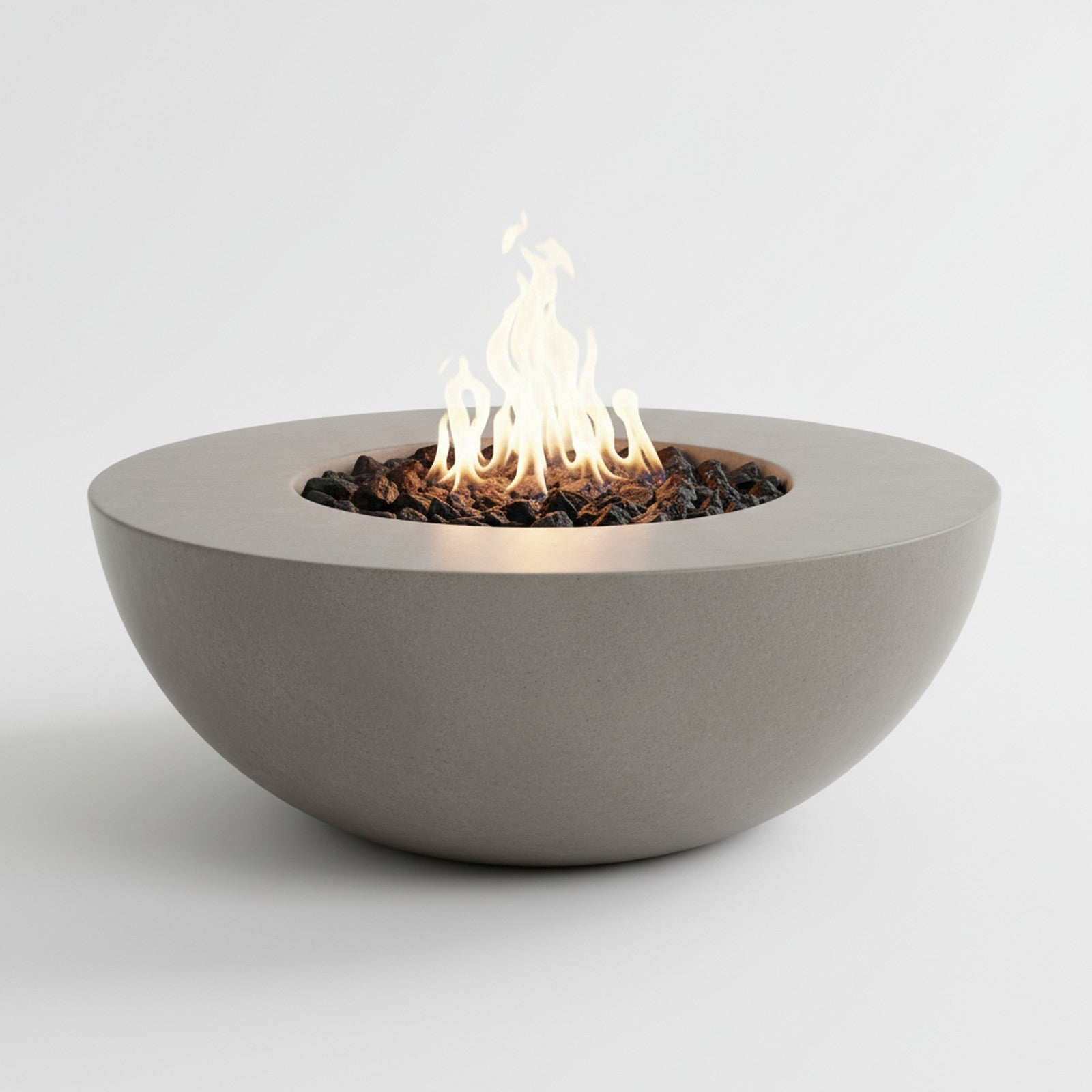 Concrete Fire Bowl Table - Product Photo
