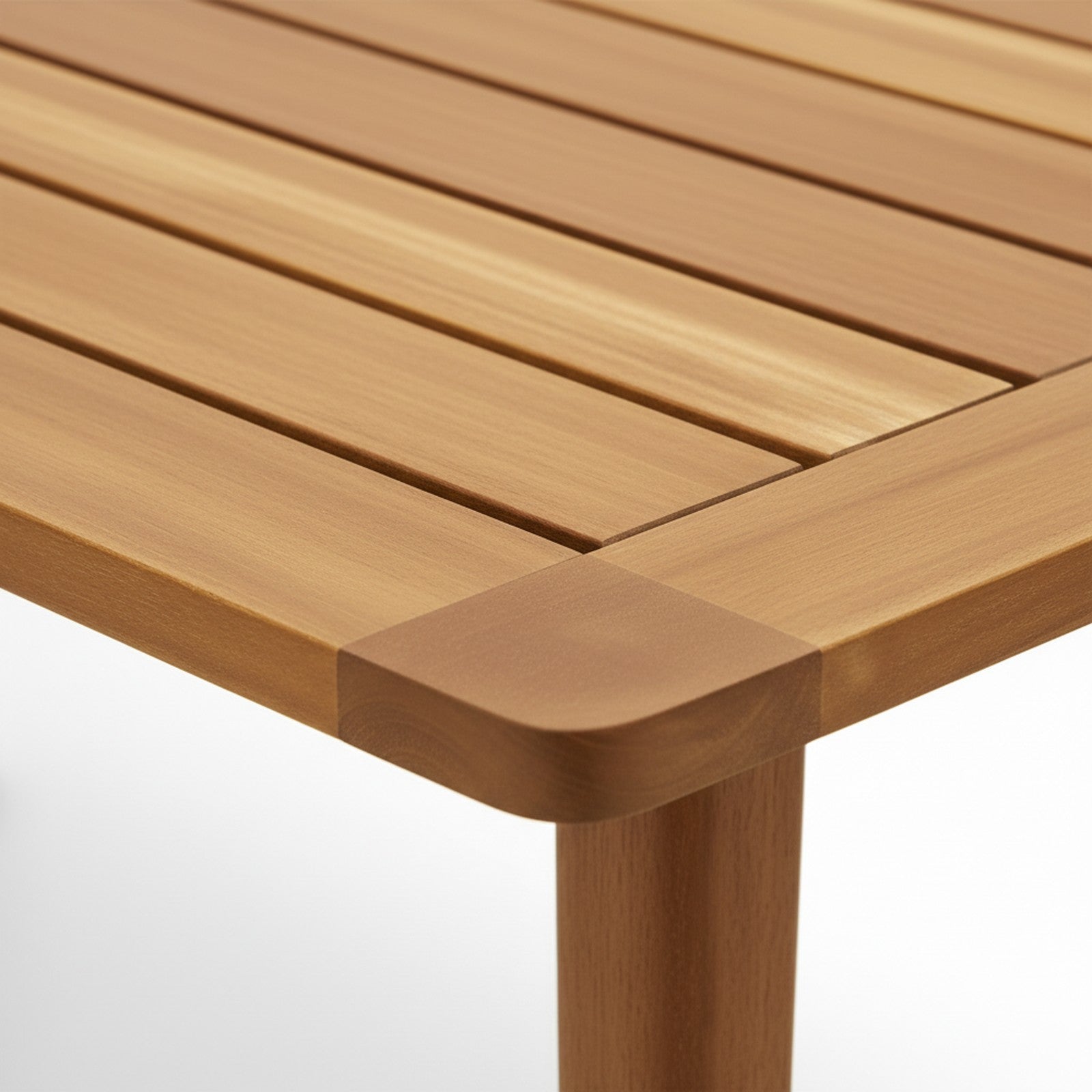 Teak Outdoor Console Table - Detail