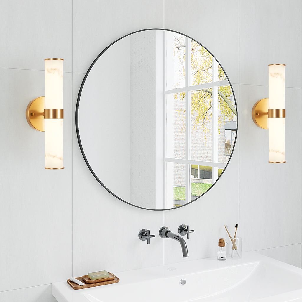 Golden and Elegant Resin Wall Sconce Light Fixture
