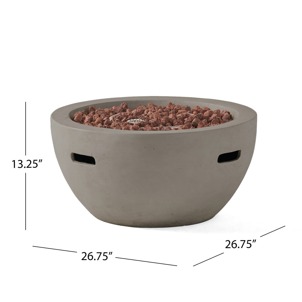 27" Bowl Shaped MGO 40 Fire Pit