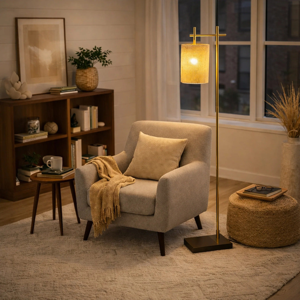 Tall Corner Floor Lamp