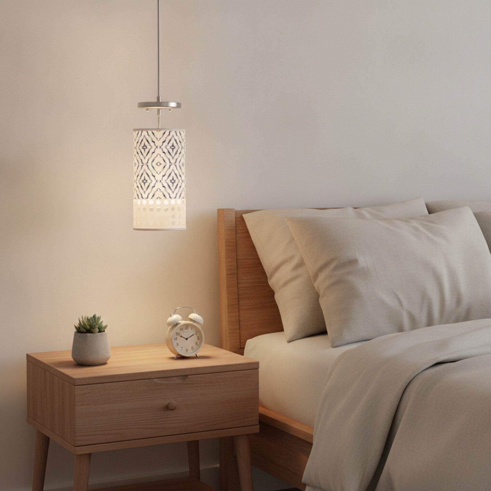 Austin Pendant Light, Ikat Shade