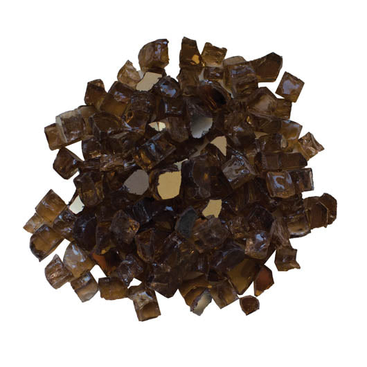 Amantii Light Brown Reflective Fire Glass — 5 lb