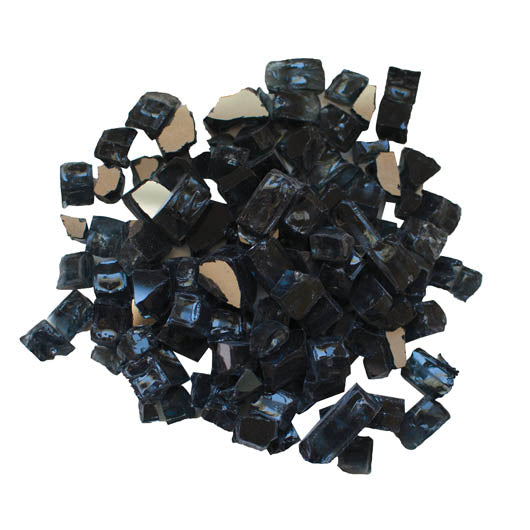 Amantii Charcoal Reflective Fire Glass — 5 lb