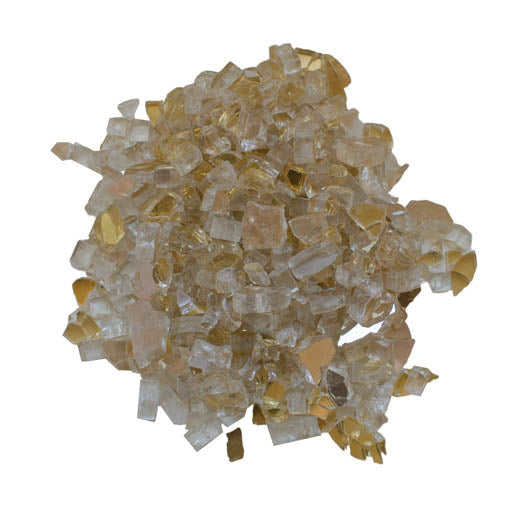 Amantii Champagne Reflective Fire Glass — 5 lb