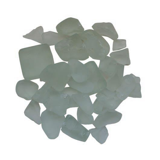 Amantii White Frosted Fire Glass — 5 lb