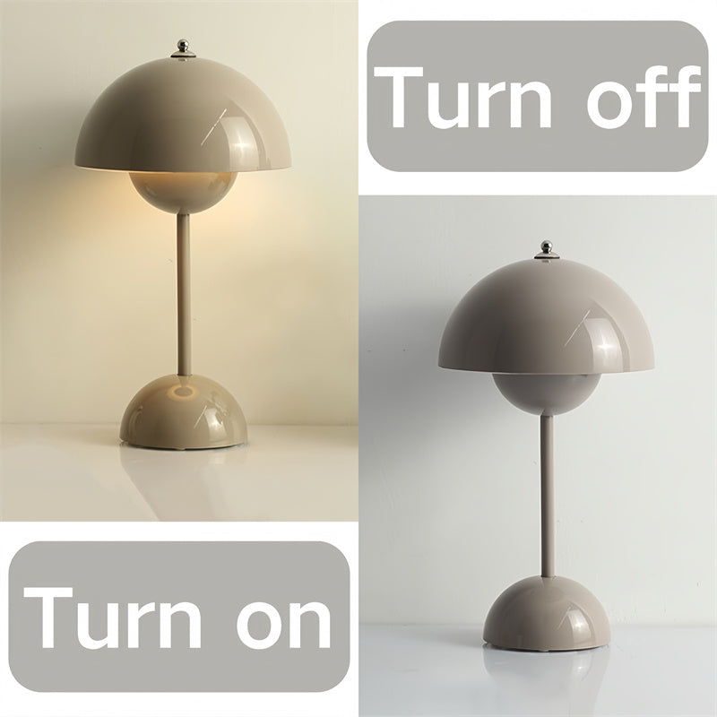 Touch Wireless Mushroom-Shaped Table Lamp