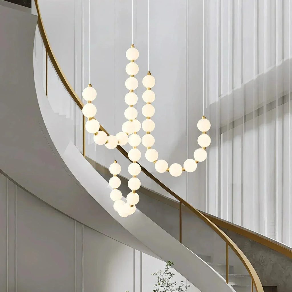 Pearl White Chandelier