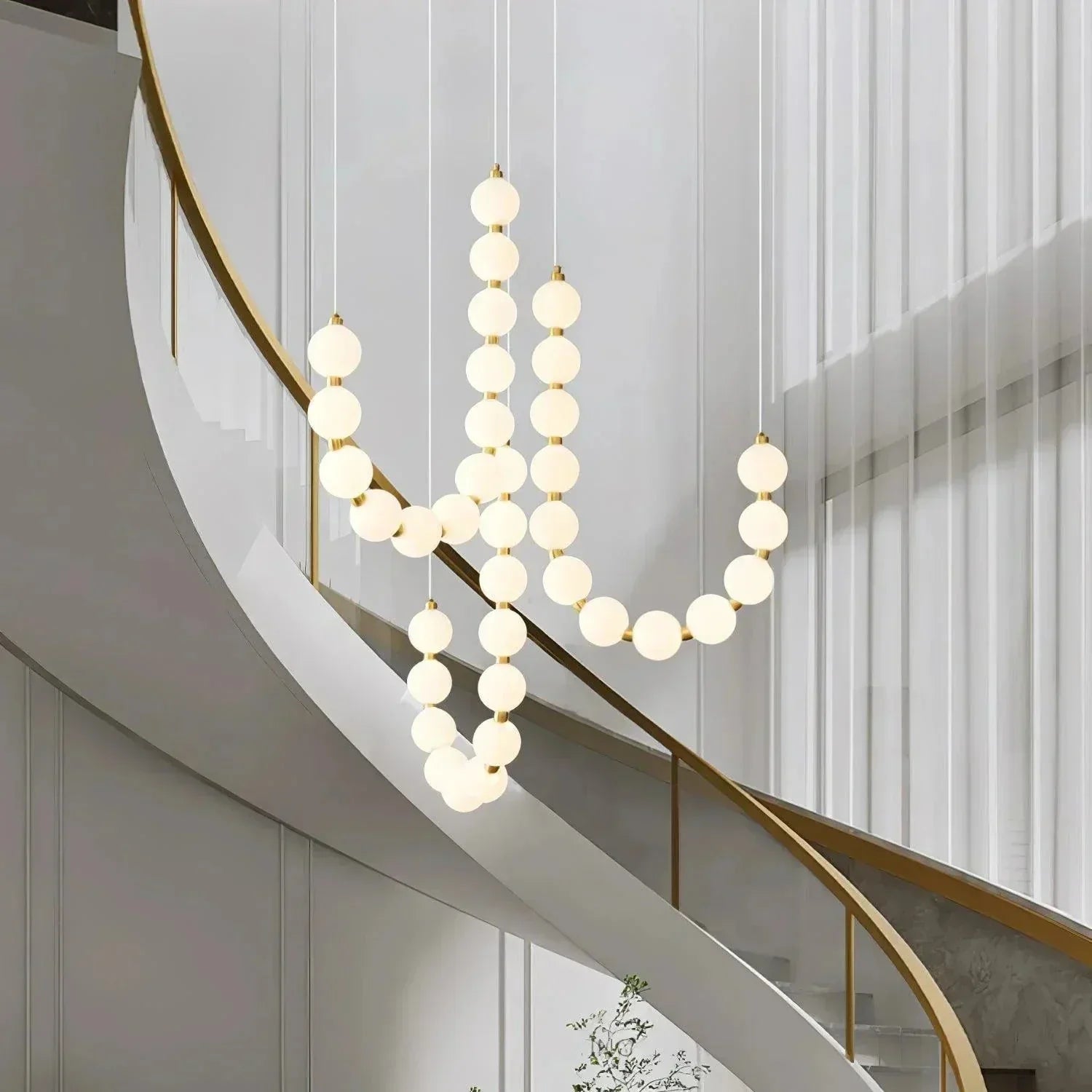 Pearl White Chandelier