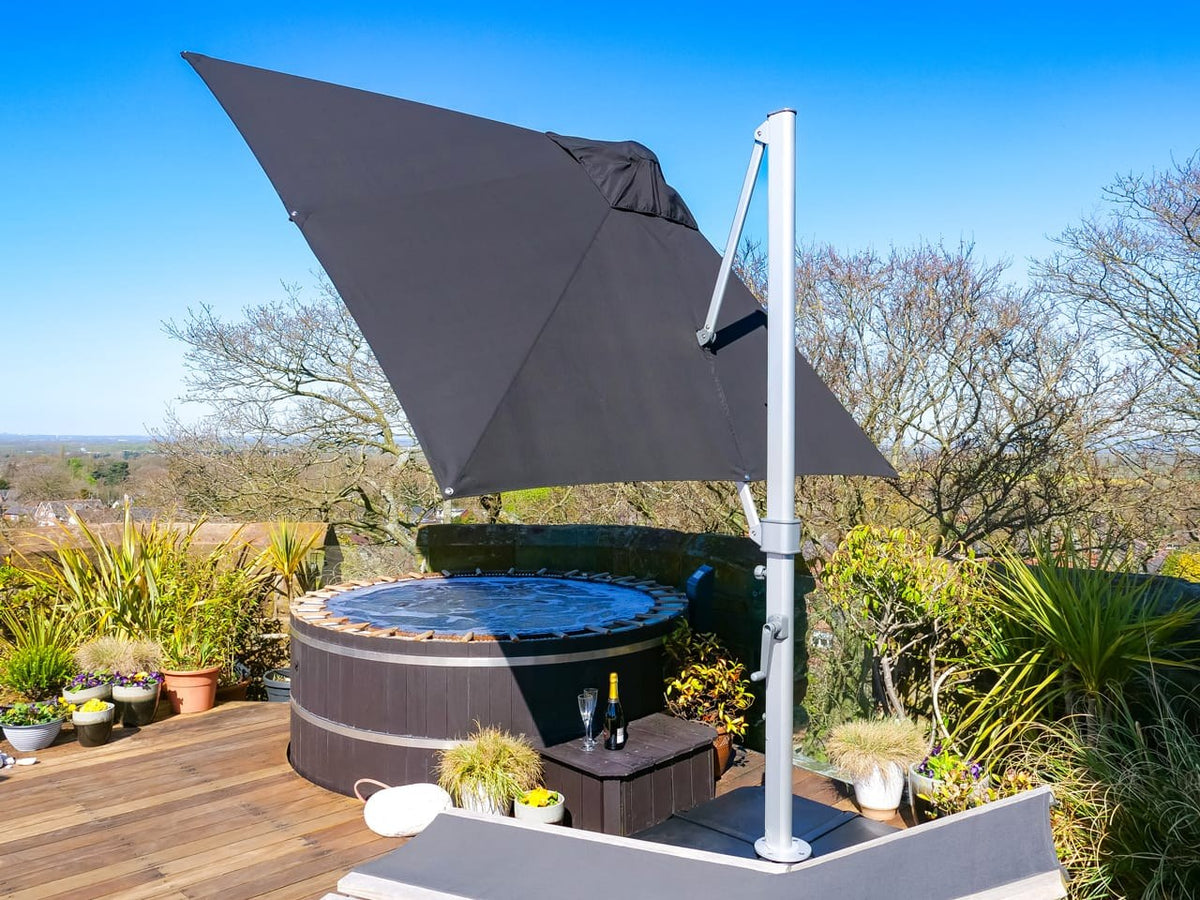 Instashade Aurora 2.8m Square Cantilever Parasol