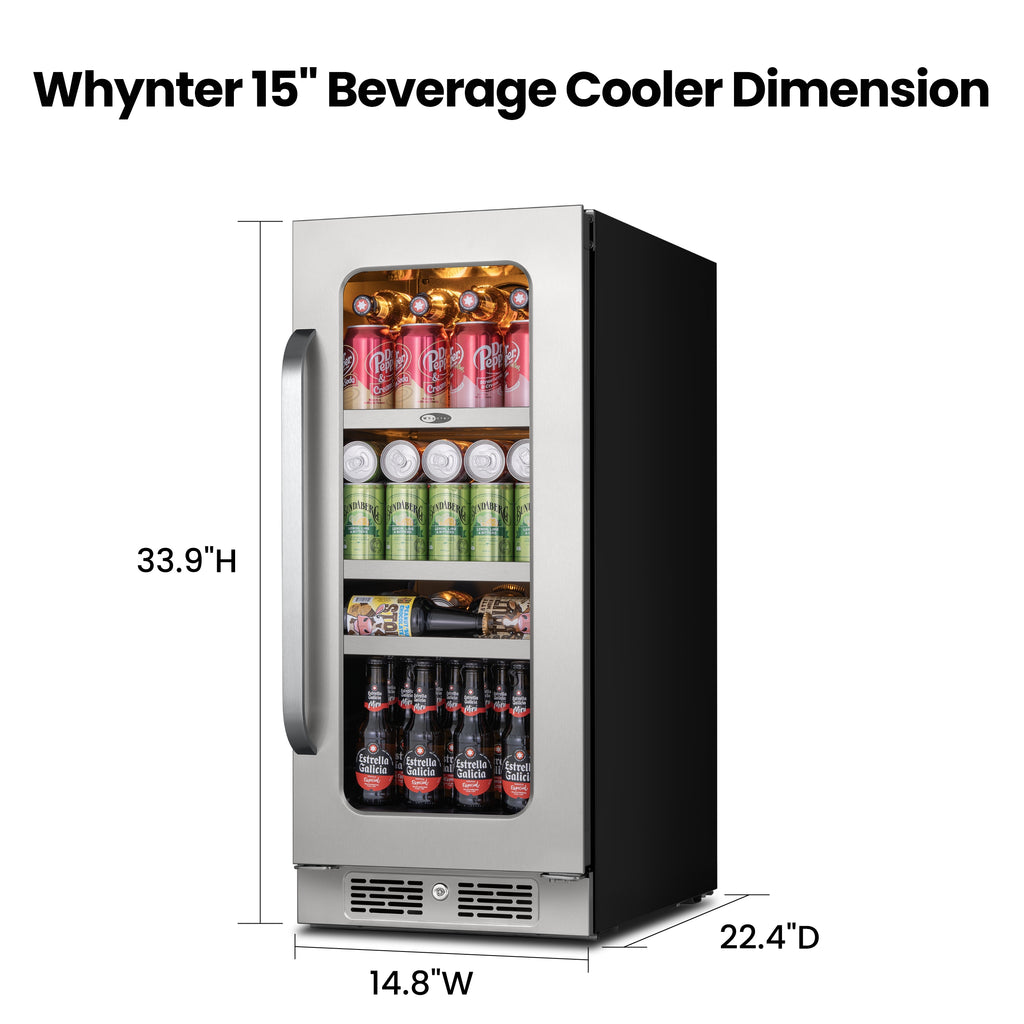 Whynter BSR-080SB Beverage Refrigerator
