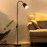 Minimalist Floor Lamp with Round PVC Shade