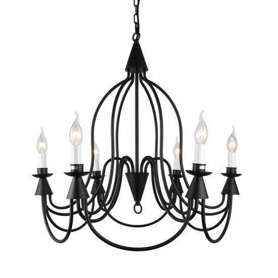 Armonk 6 - Arm Chandelier