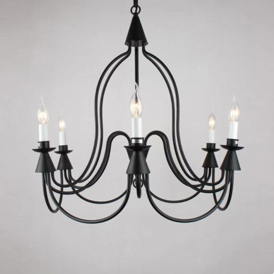 Armonk 6 - Arm Chandelier