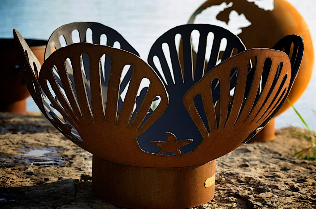Barefoot Beach by Fire Pit Art