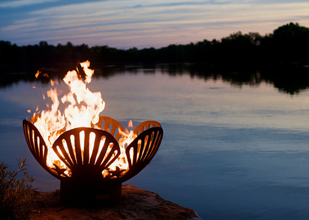 Barefoot Beach by Fire Pit Art