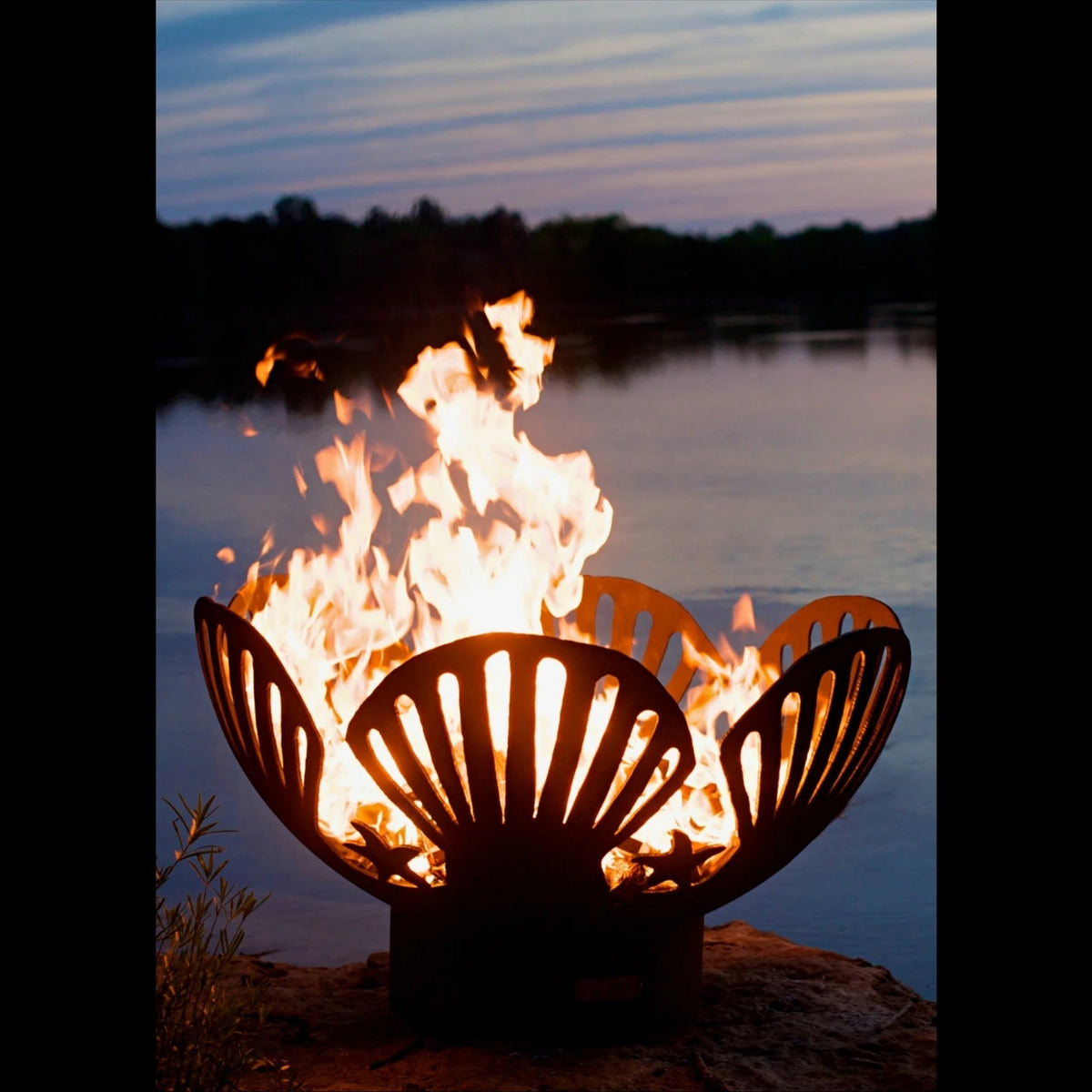 Barefoot Beach by Fire Pit Art