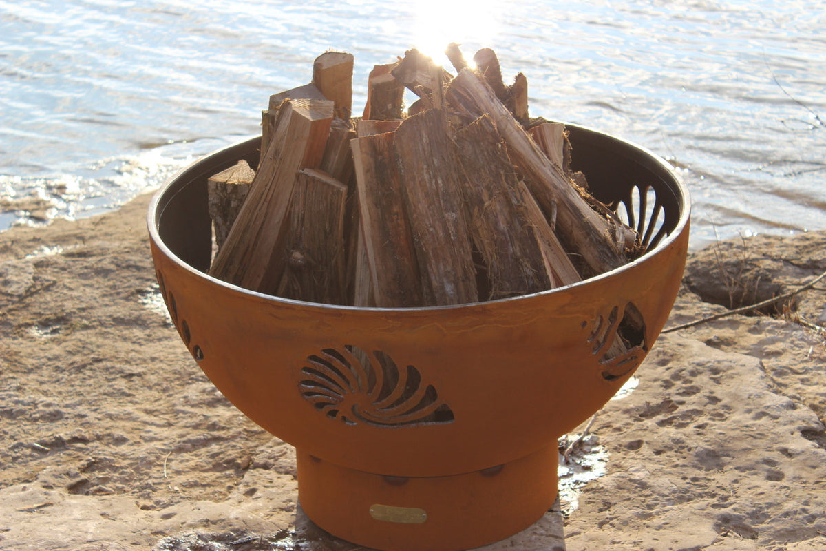 Beachcomber by Fire Pit Art