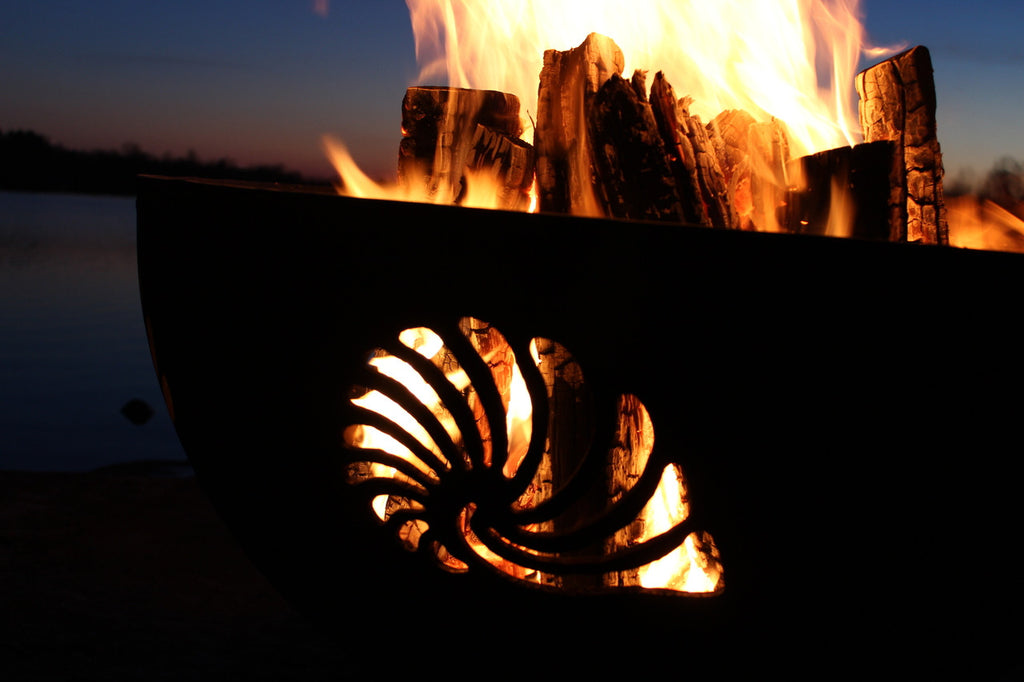 Beachcomber by Fire Pit Art