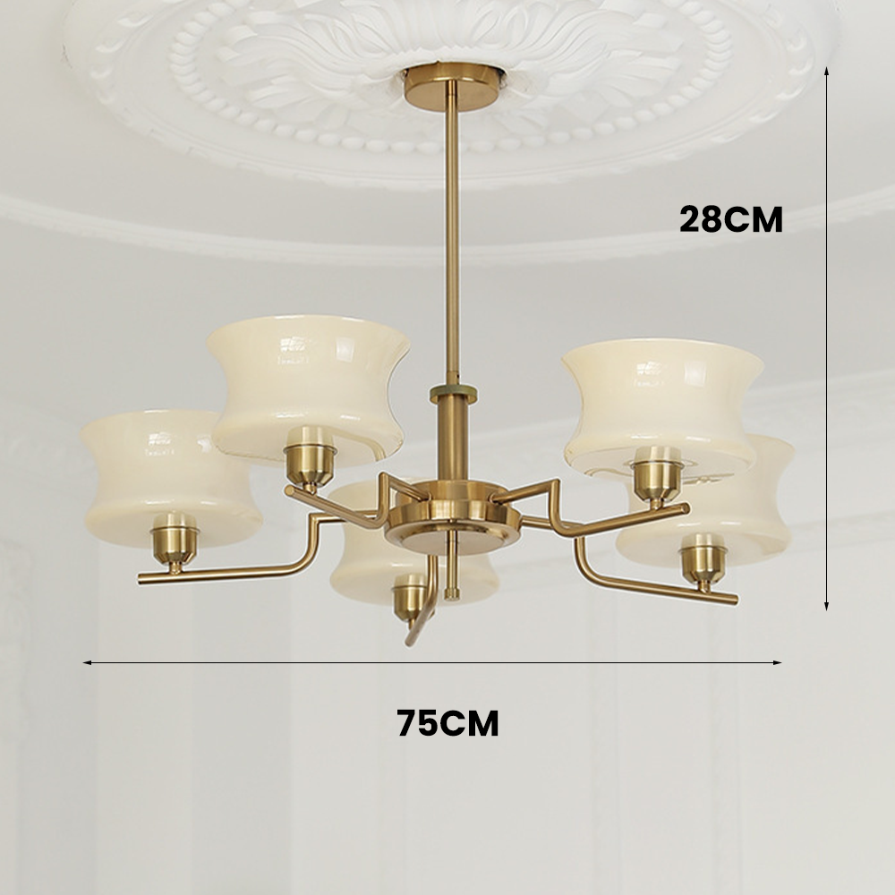 Modern Belue Chandelier