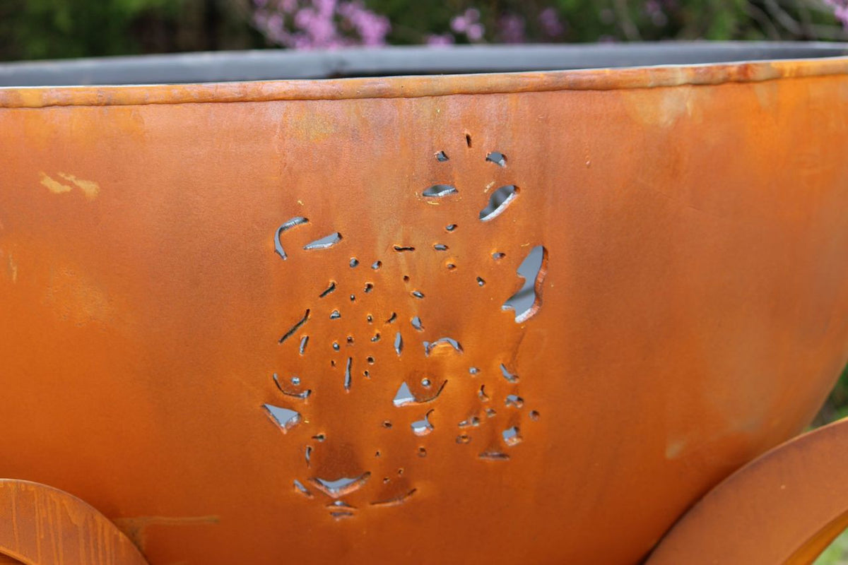 Fire Pit Art Africa's Big Five Steel Fire Pit