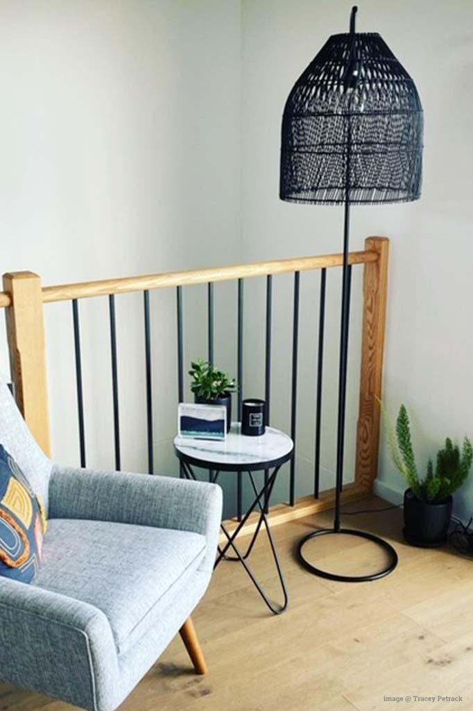 Rattan Floor Lamp Pershore