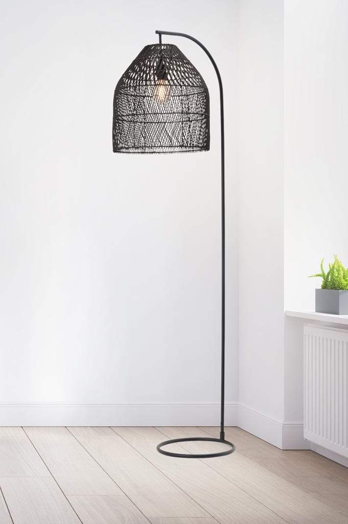 Rattan Floor Lamp Pershore