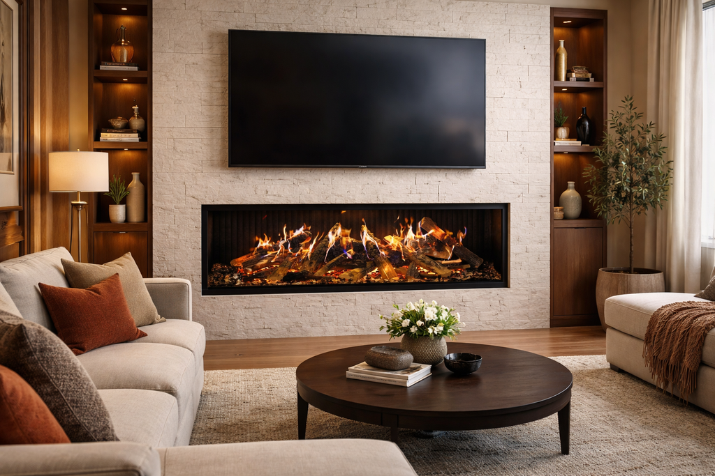 Amantii Signature MultiView Holo 55" Electric Fireplace — view 9