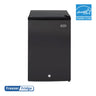 Whynter Compact Upright Convertible Fridge/Freezer with Lock, 3.1 Cu. Ft., Black, Energy Star | CUF-301BK