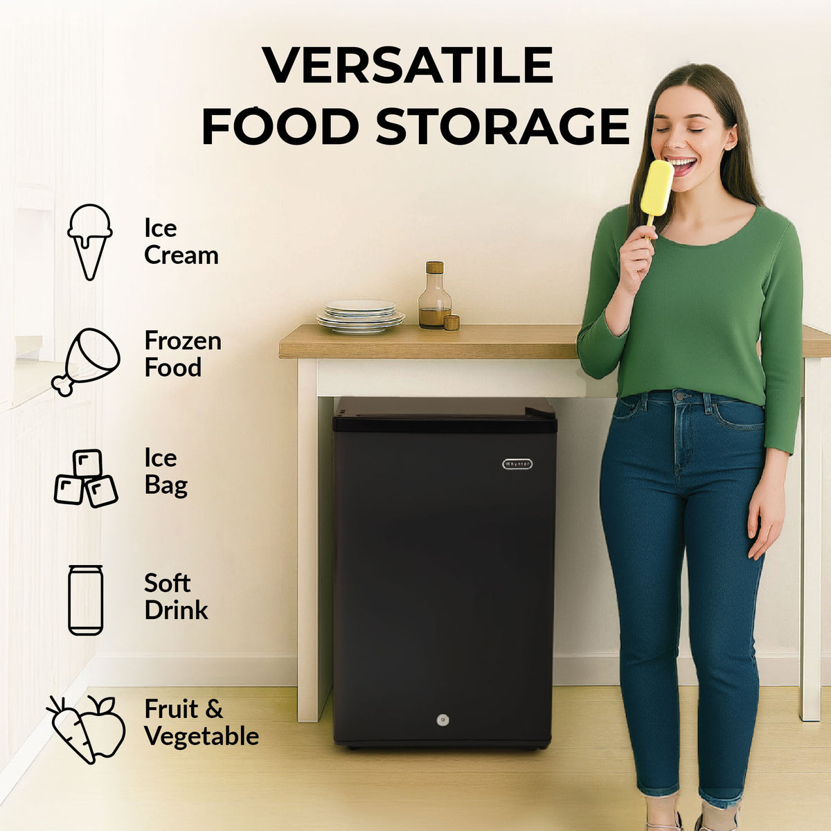 Whynter CUF-301BK Compact Freezer