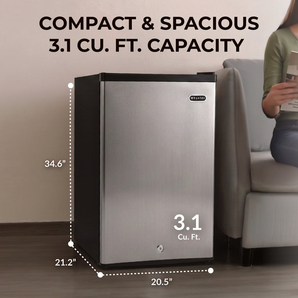Whynter CUF-301SS Compact Freezer
