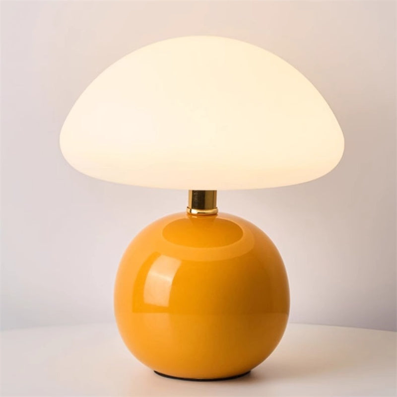 Modern Rechargeable Mushroom Table Lamp
