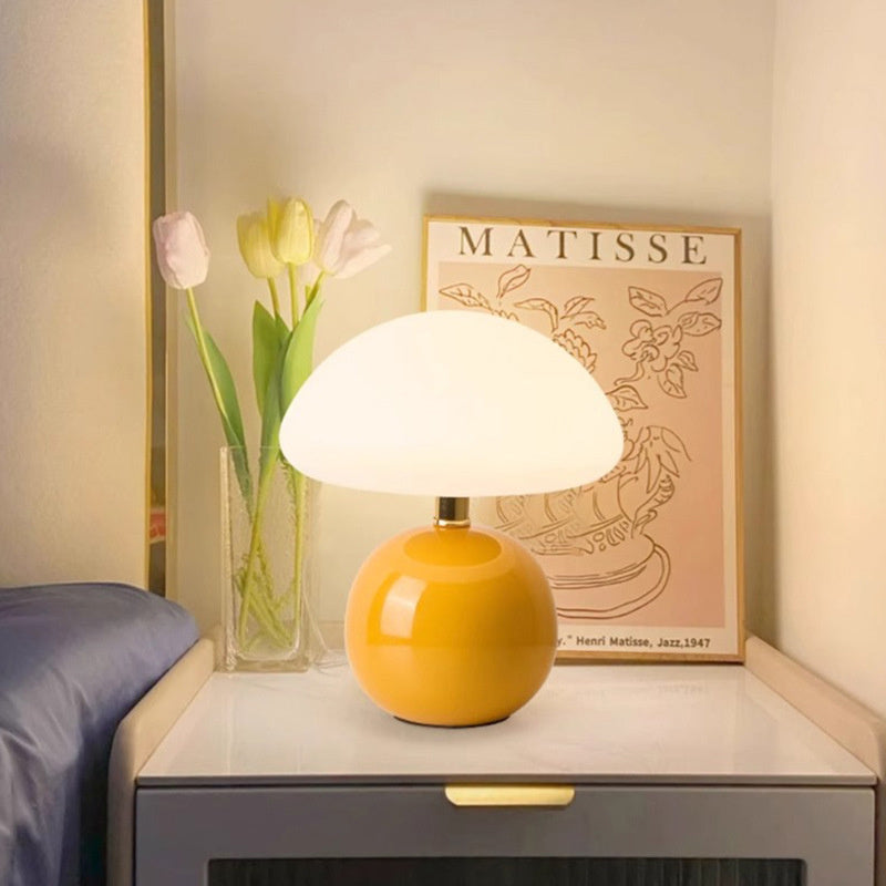Modern Rechargeable Mushroom Table Lamp