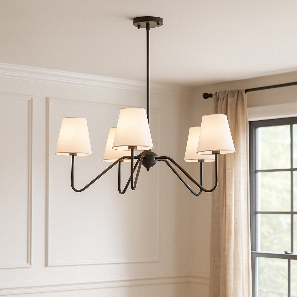 Silk Chandelier for Bedroom