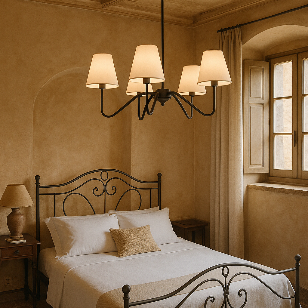 Silk Chandelier for Bedroom