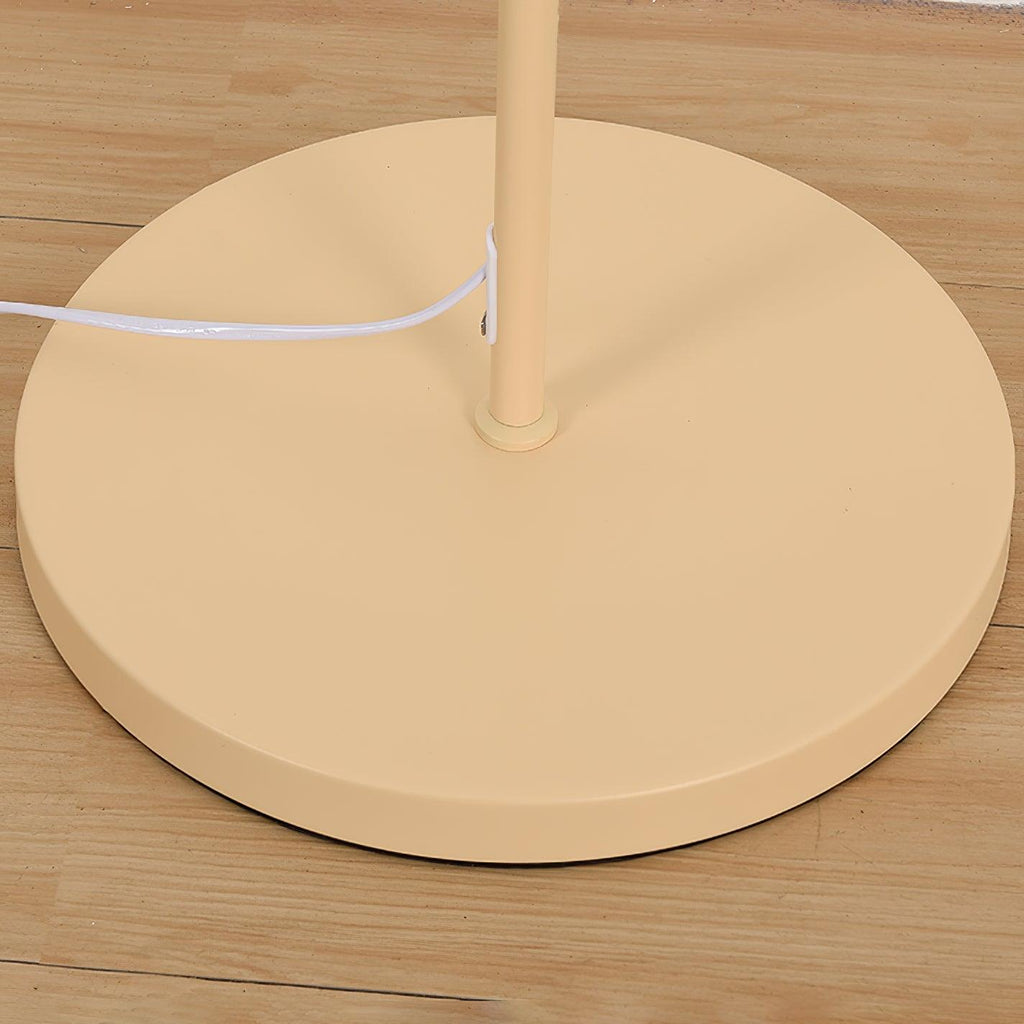 Crescini Floor Lamp with Pleated Lampshade
