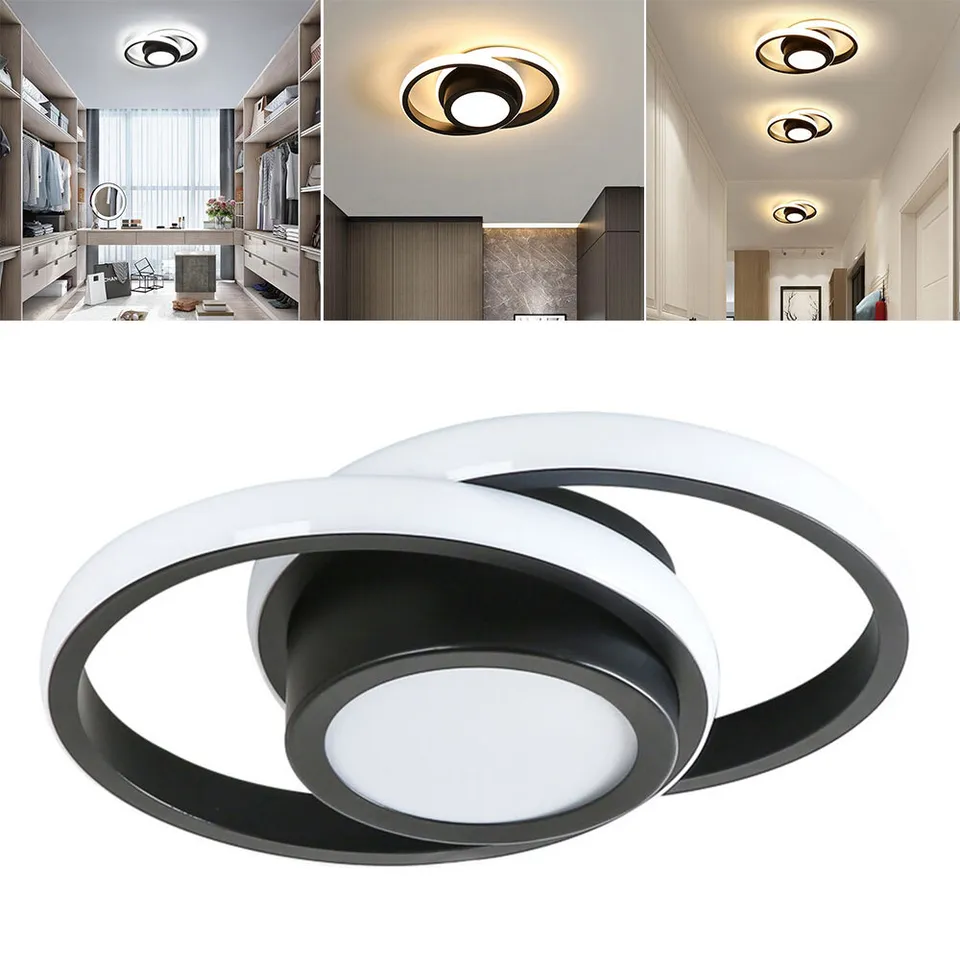 Minimalist Double LED Ceiling Lamp