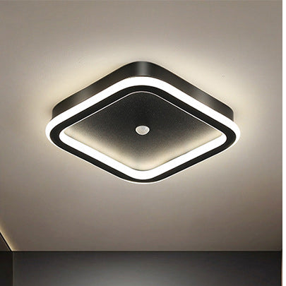 LED Flush Mount with PIR Motion Sensor