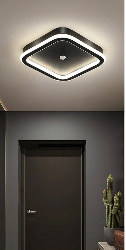 LED Flush Mount with PIR Motion Sensor