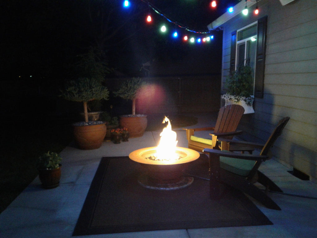 Saturn by Fire Pit Art