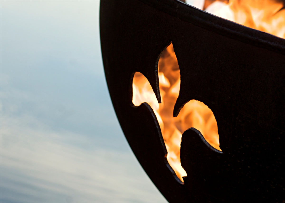 Fleur de Lis by Fire Pit Art