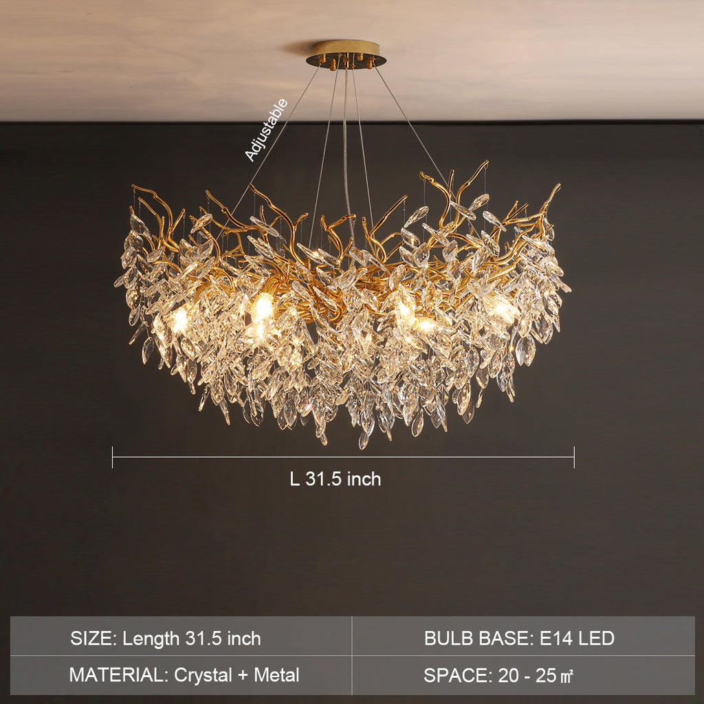Branch French Chandelier