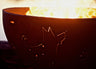 Fire Pit Art Funky Dog 36" Steel Fire Pit