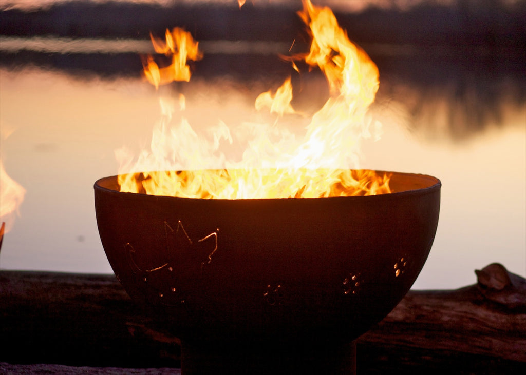 Funky Dog by Fire Pit Art