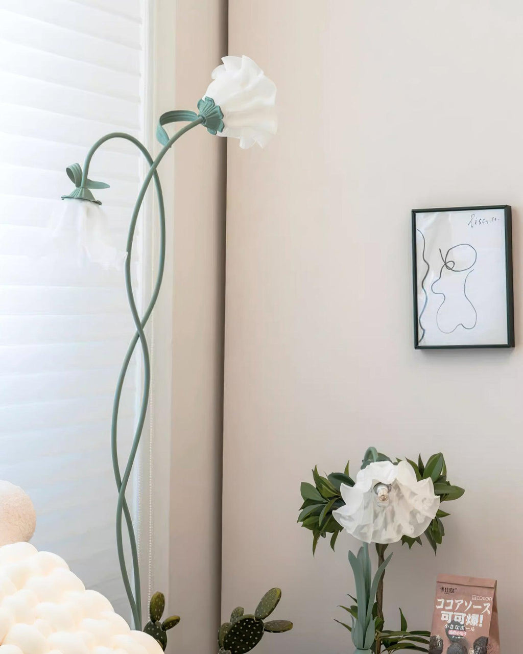 Calla Flower Floor Lamp